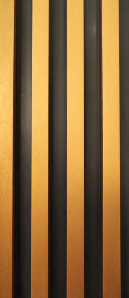 Listón decorativo PVC Dorado Intenso 290 x 16 cm