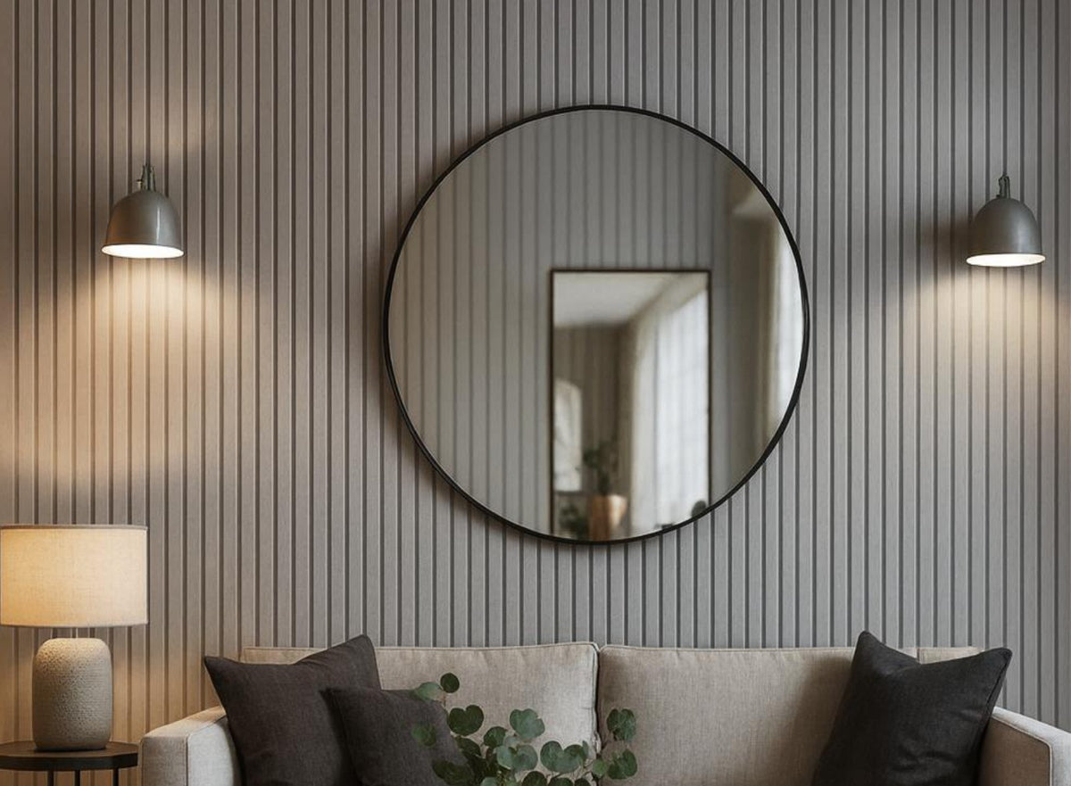 Listón decorativo PVC Gris Regular 290 x 16 cm