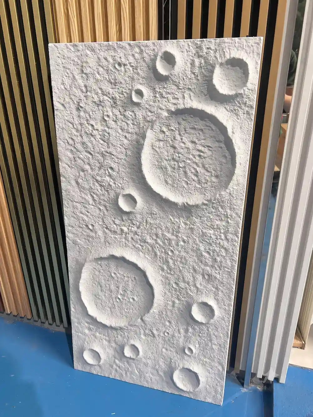 Panel de piedra PU Lunar Blanco 120 x 60 cm