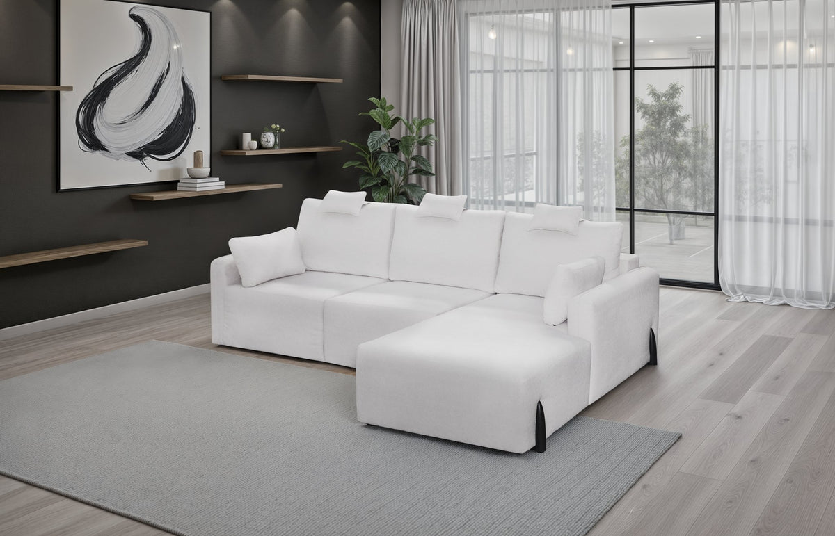Sofá Lyon con chaiselongue - ambiente