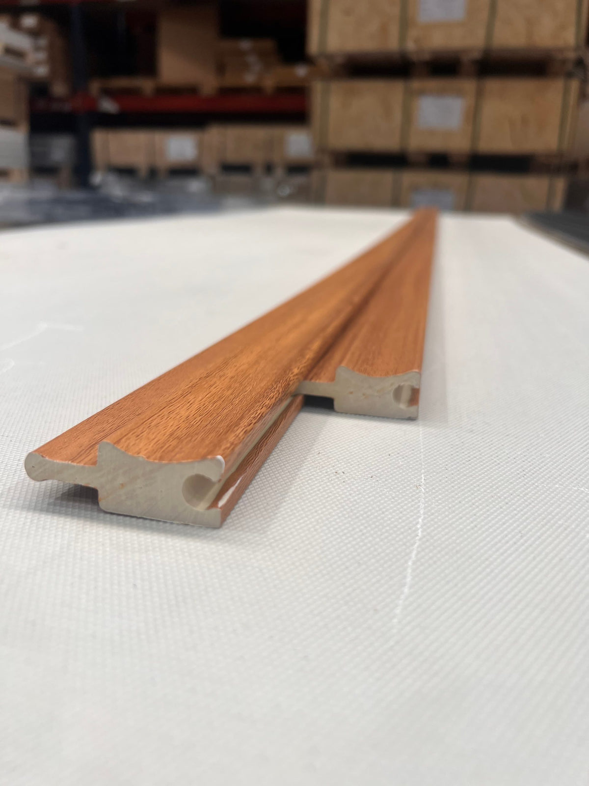 Listón modular PVC Roble 290 x 5 cm