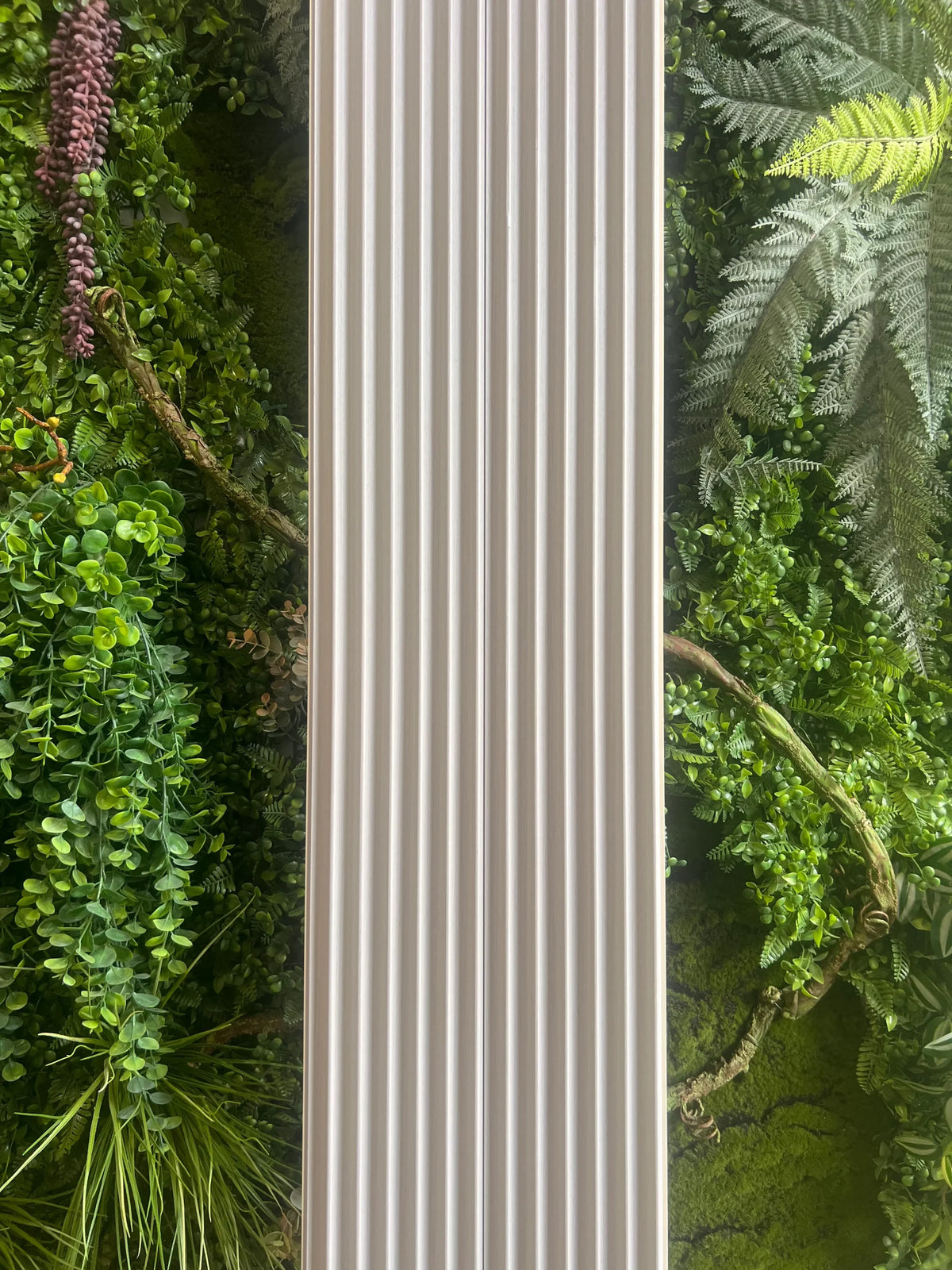 Listón decorativo PVC Gris Textura 290 x 20 cm
