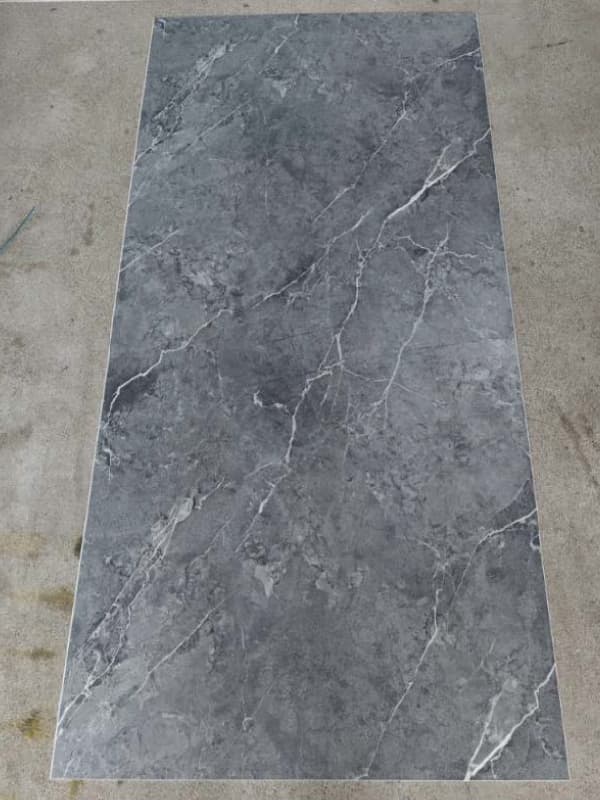 Panel decorativo SPC machihembrado Mármol Negro 196 x 94 cm