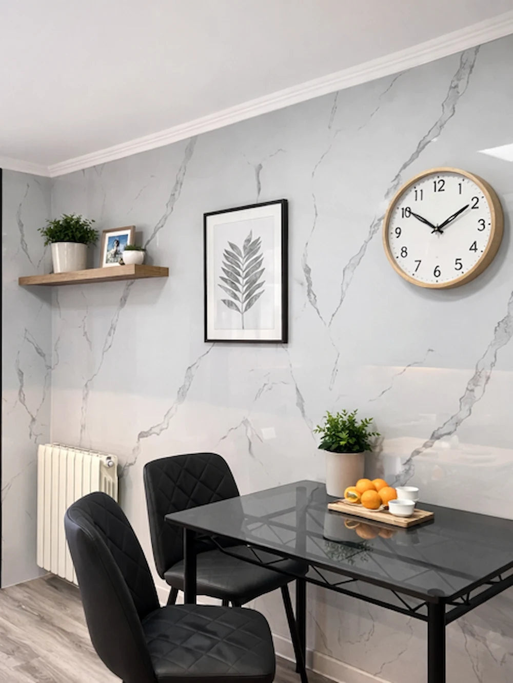 Placa decorativa polvo de piedra Mármol Oruga 260 x 122 cm