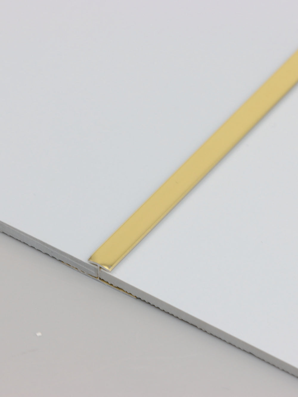 Perfil H de aluminio para unir placas decorativas