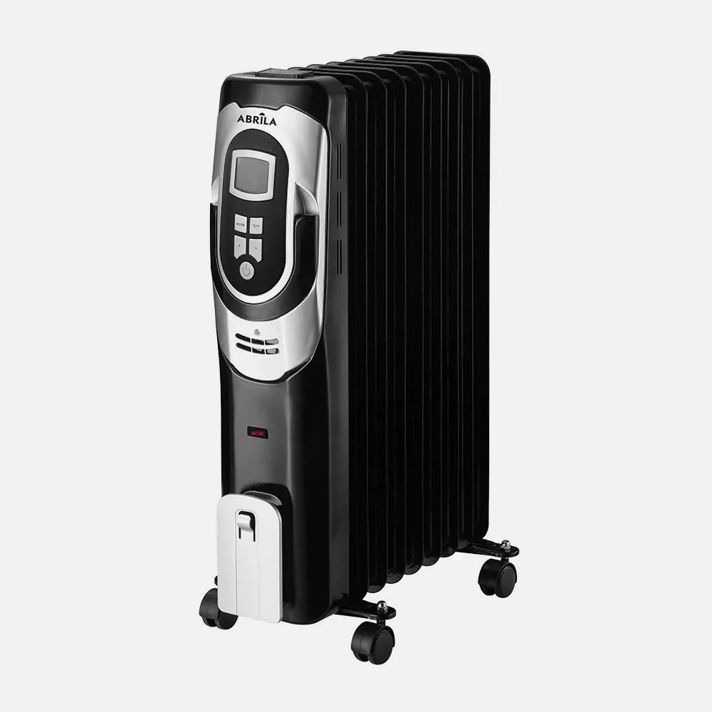 Radiador de aceite Confort 2000 W de FABRILAMP en color negro/plata