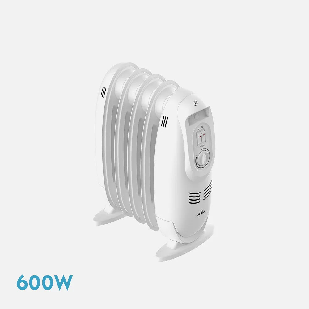 Radiador de aceite Irlanda 600 W de FABRILAMP en color blanco – vista de detalle