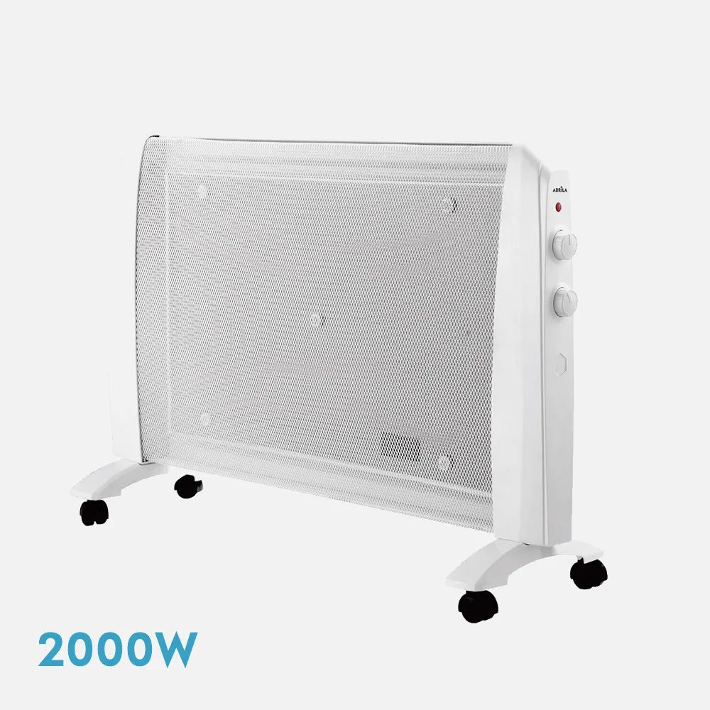 Radiador de mica Abrigo 2000 W (54x79x27 cm) de FABRILAMP en color blanco – vista de detalle