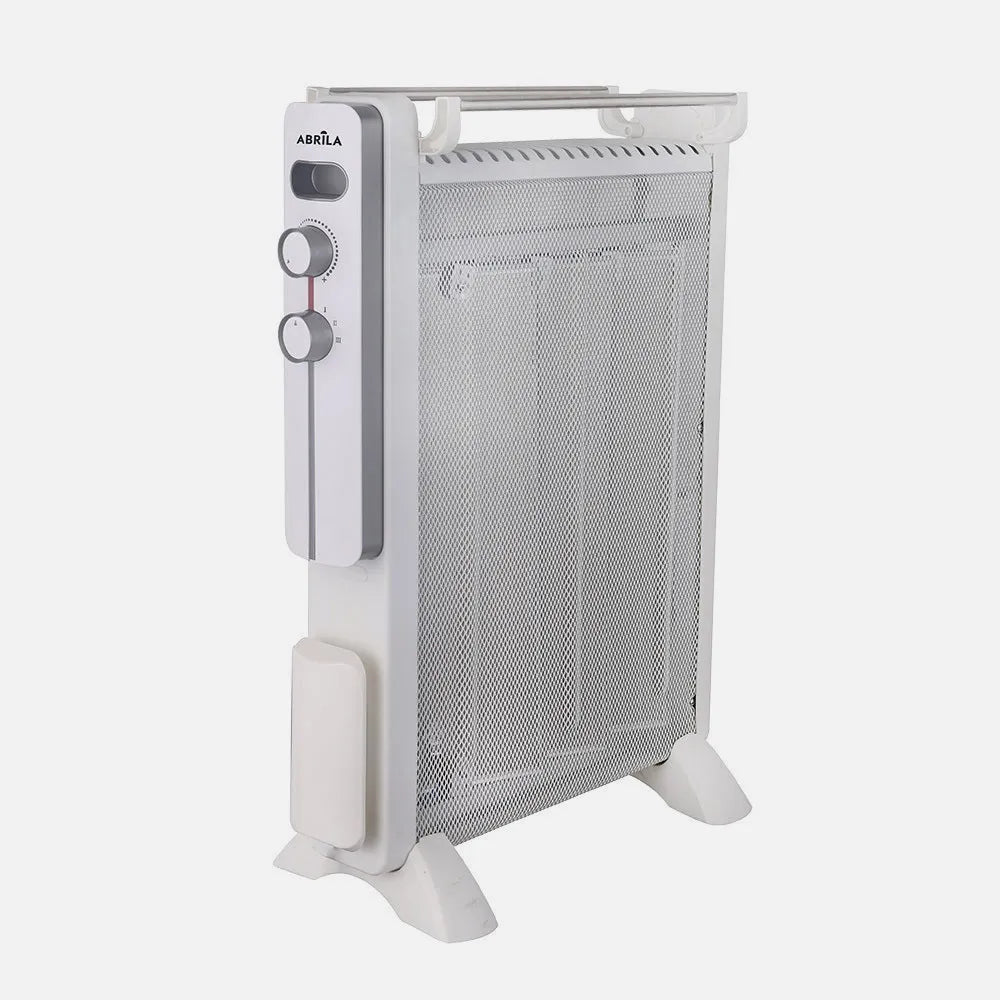 Radiador de mica Caicos 1500 W de FABRILAMP en color blanco/gris