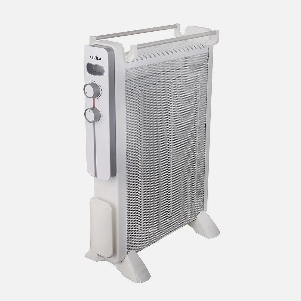 Radiador de mica Caicos 2000 W de FABRILAMP en color blanco/gris