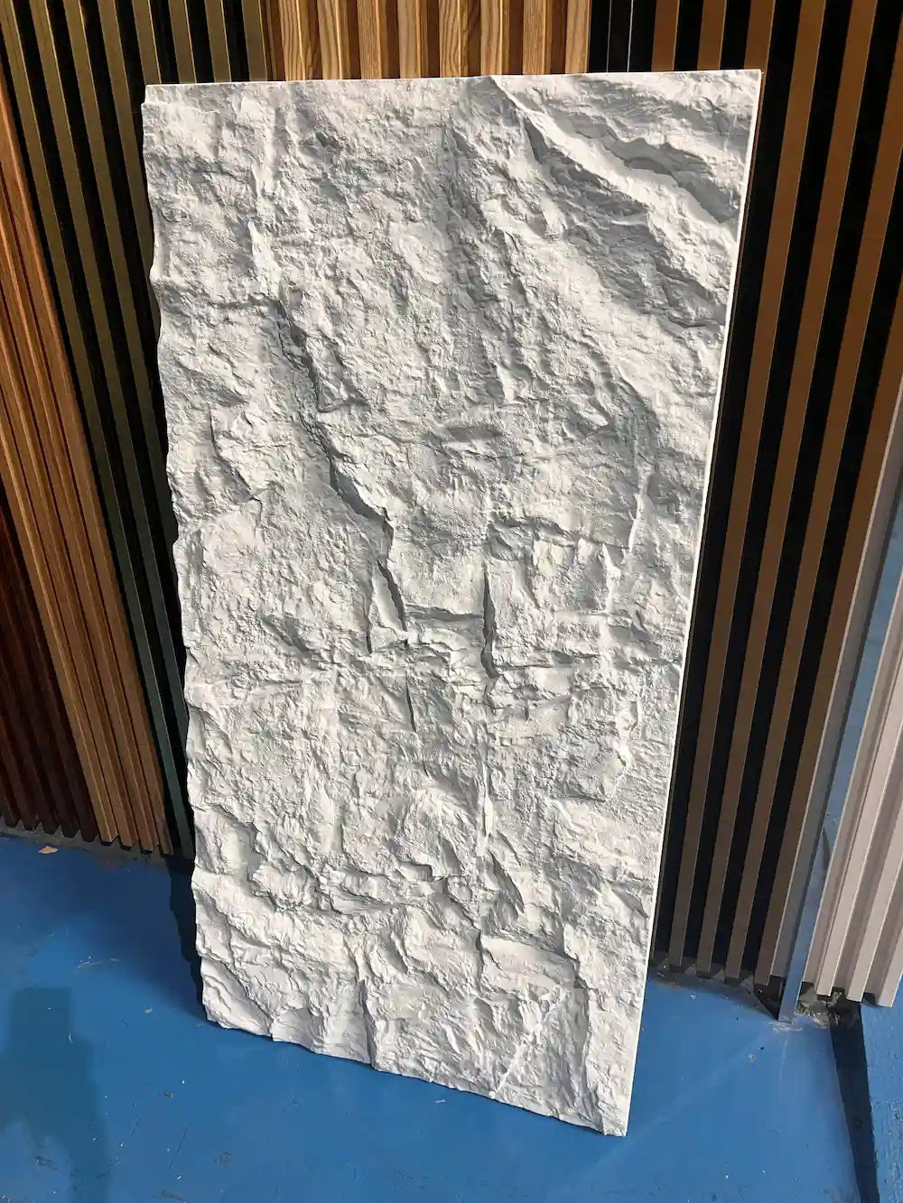 Panel de piedra PU Roca Blanco 120 x 60 cm
