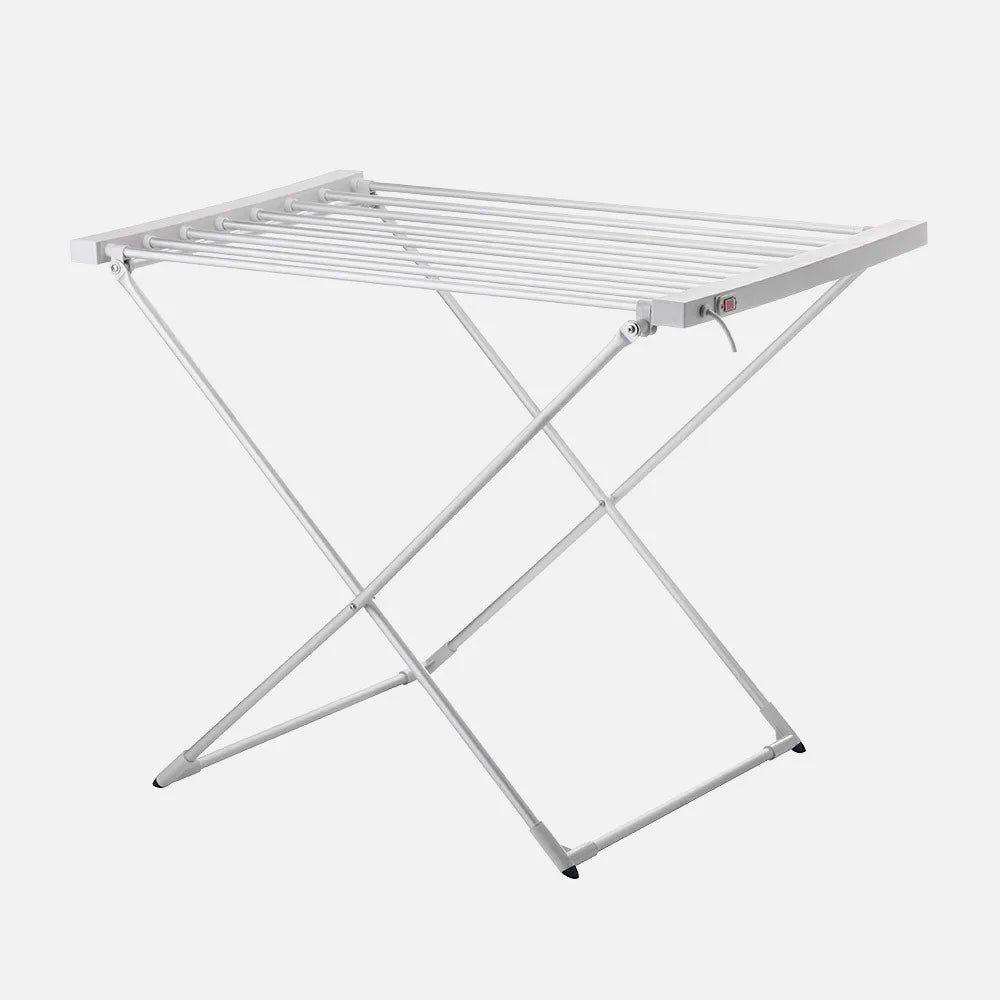 Tendedero eléctrico plegable Aciron 120 W de FABRILAMP en color plata