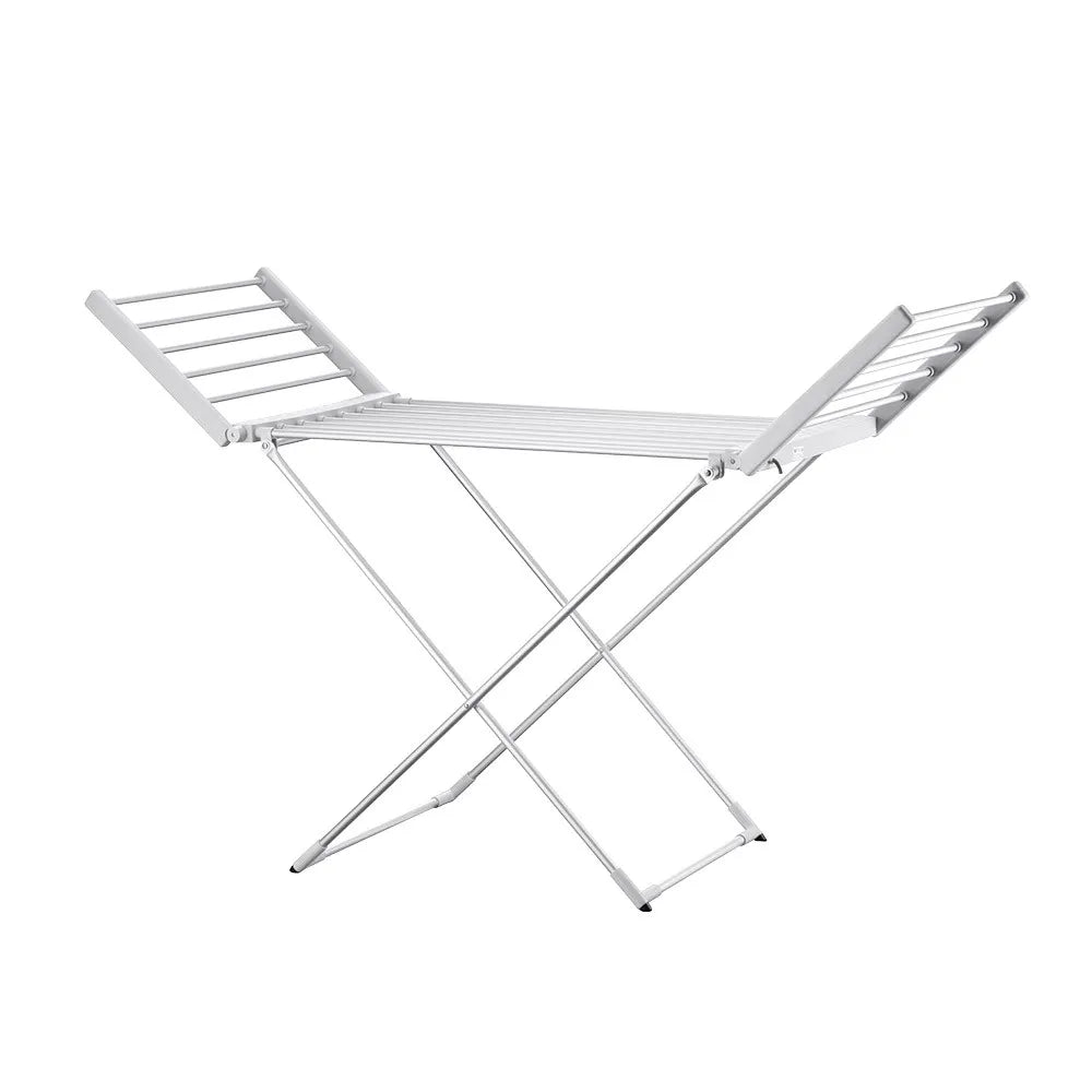 Tendedero eléctrico plegable Palmito 220 W de FABRILAMP en color plata – vista de detalle