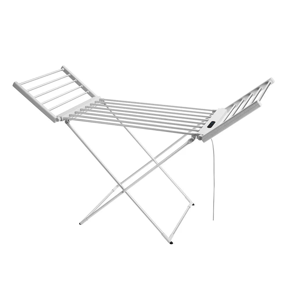 Tendedero eléctrico plegable Silvestre 260 W de FABRILAMP en color plata – vista de detalle