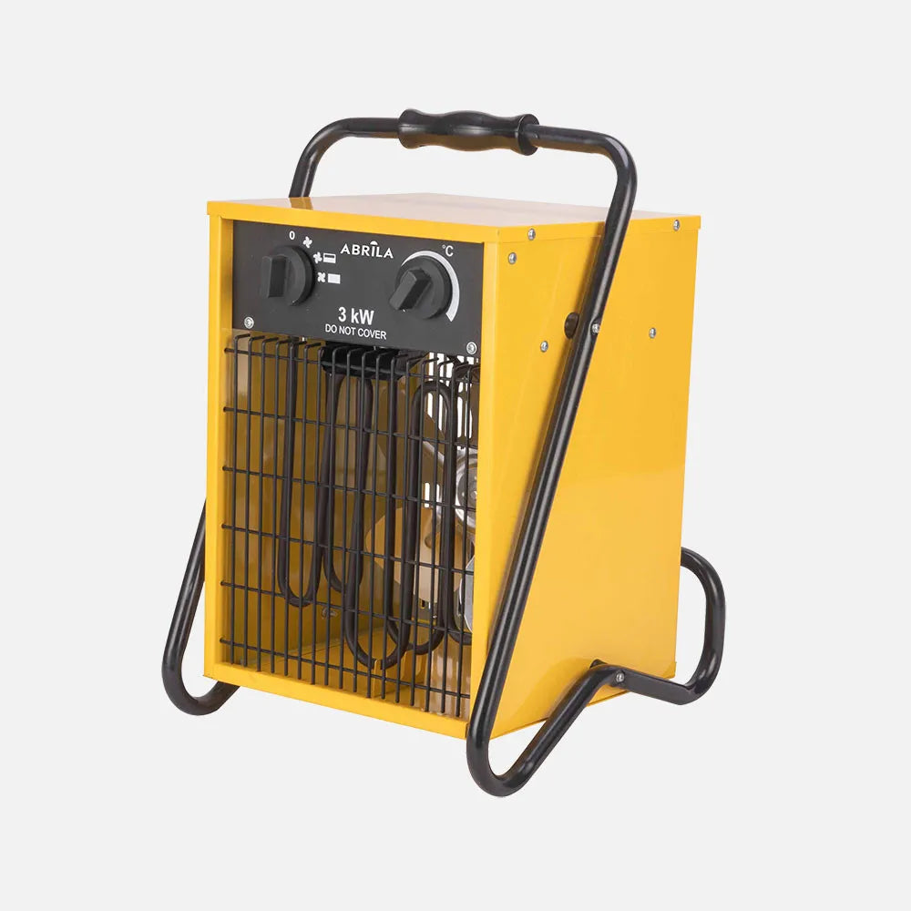 Calefactor industrial Copan 3000 W de FABRILAMP en color amarillo