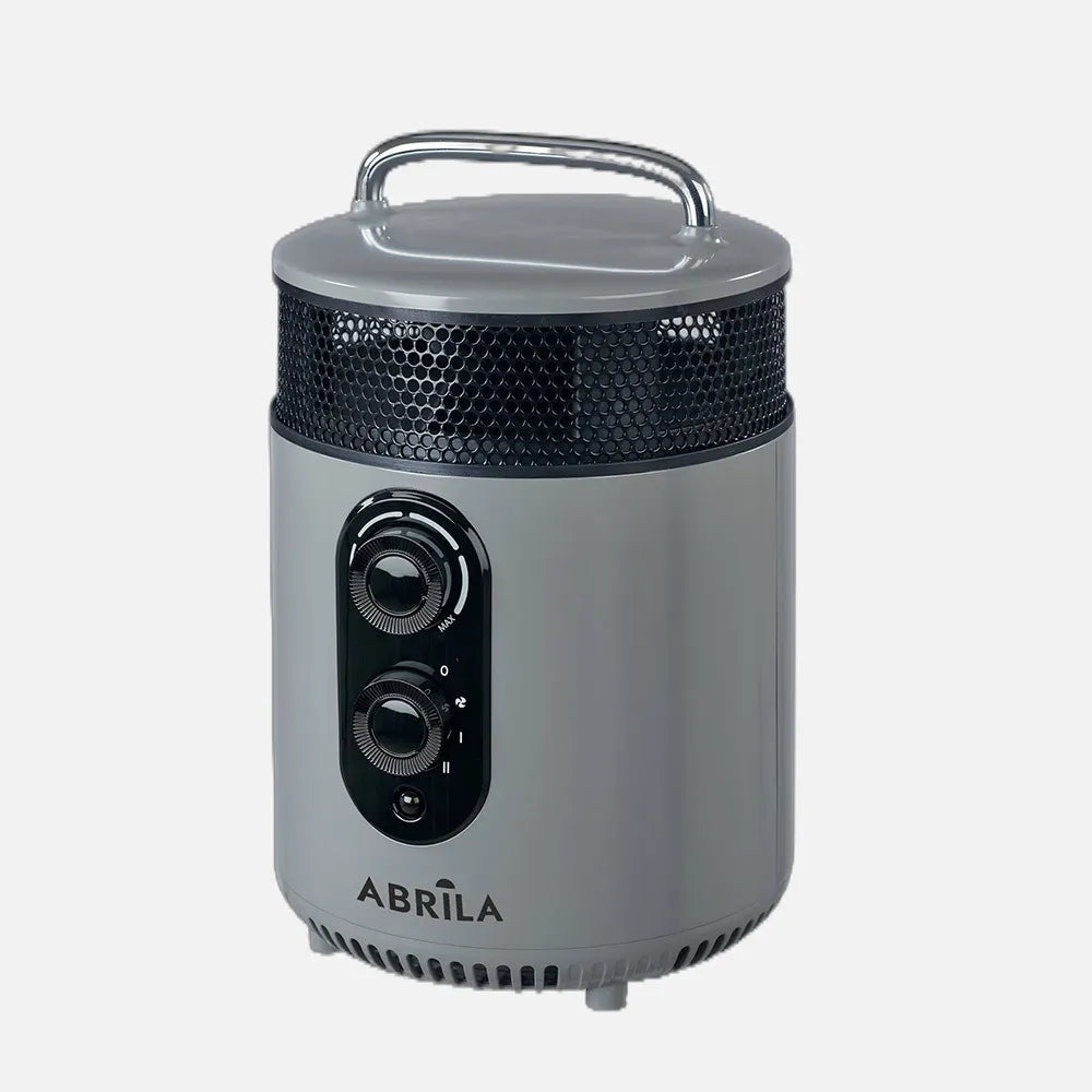Calefactor cerámico Isquia 1800 W de FABRILAMP en color gris