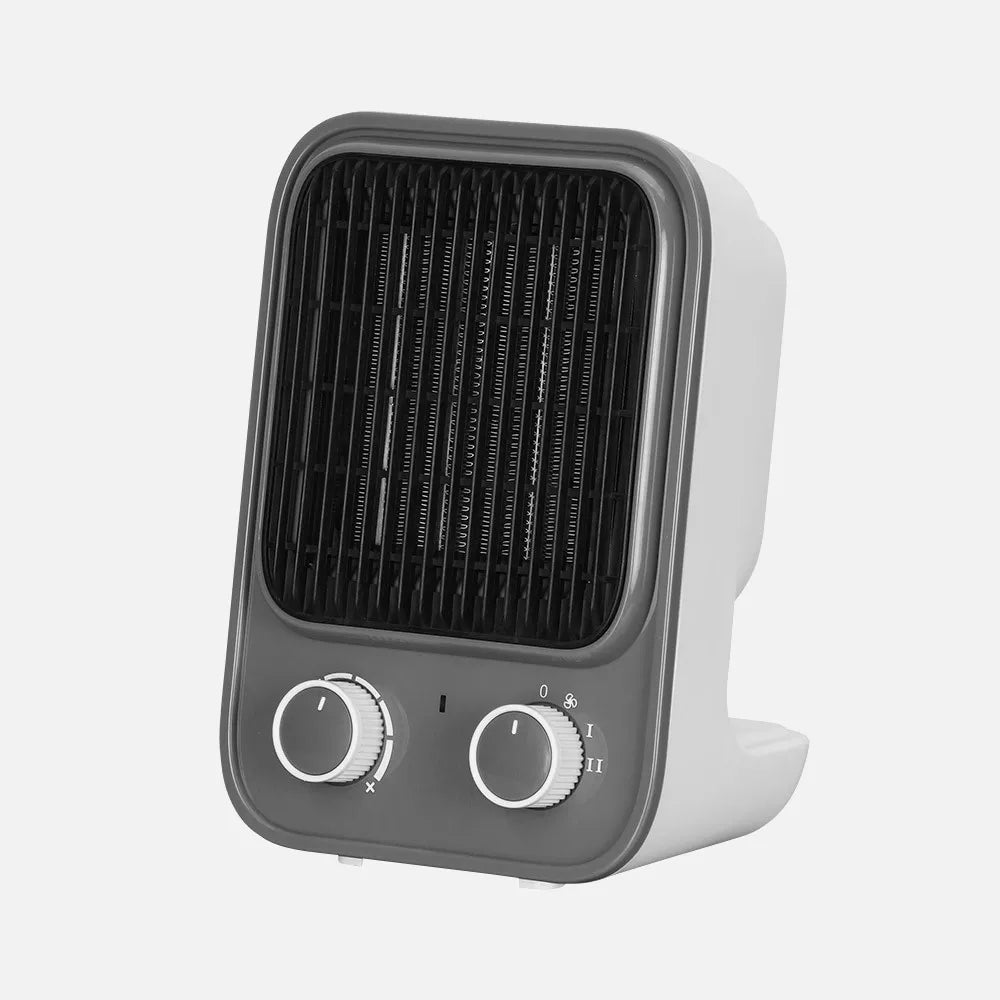 Calefactor cerámico Junco 1500 W de FABRILAMP en color gris/blanco