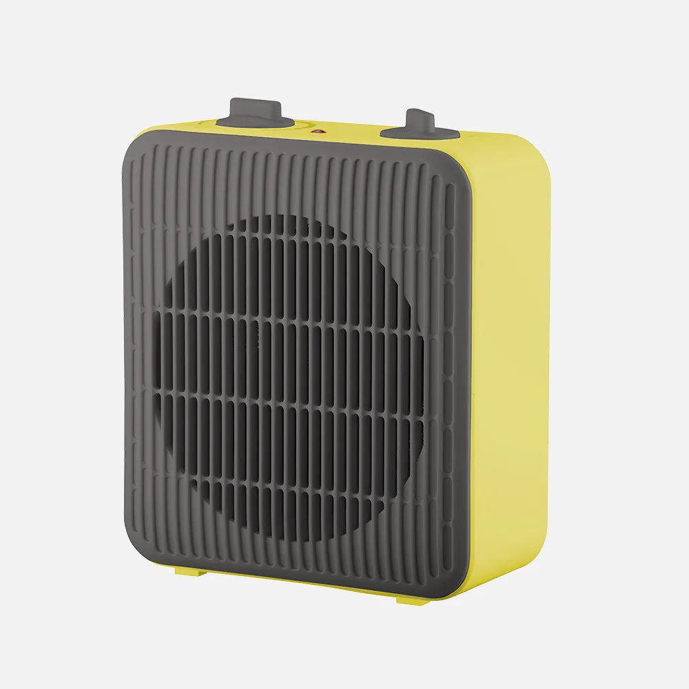 Calefactor termoventilador Pegasus 2000 W de FABRILAMP en color gris/amarillo