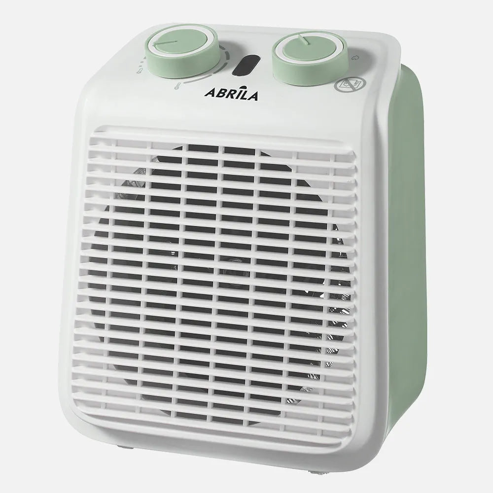 Calefactor termoventilador Ponce 2000 W de FABRILAMP en color verde/blanco