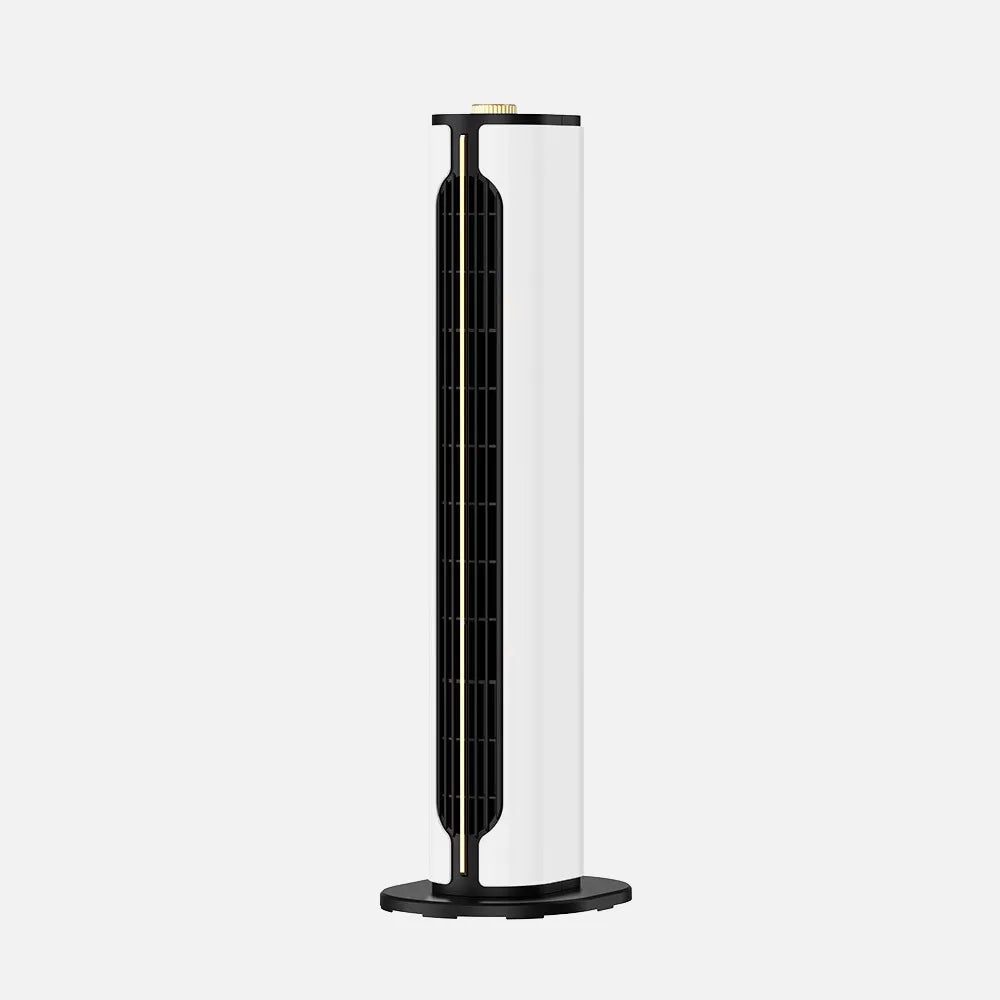 Calefactor cerámico vertical Canada 1500 W de FABRILAMP en color blanco/negro