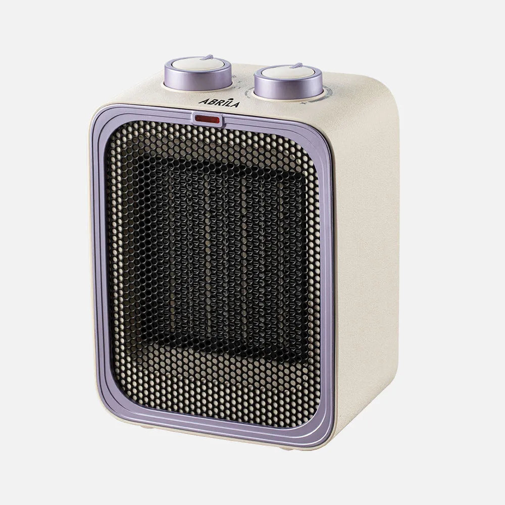 Calefactor cerámico Jaya 2000 W de FABRILAMP en color beige/lila
