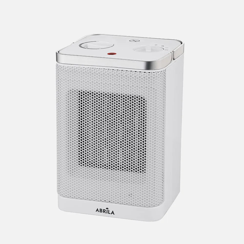 Calefactor cerámico Bribon 1500 W de FABRILAMP en color blanco – vista de detalle