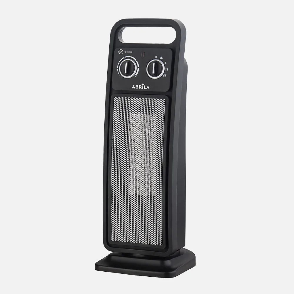 Calefactor cerámico vertical Brasil 2000 W de FABRILAMP en color negro