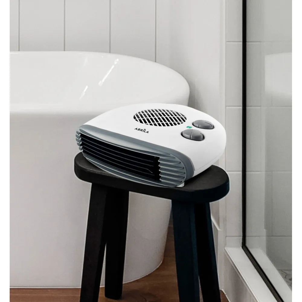 Calefactor termoventilador Toril 2000 W de FABRILAMP en color blanco – vista de detalle