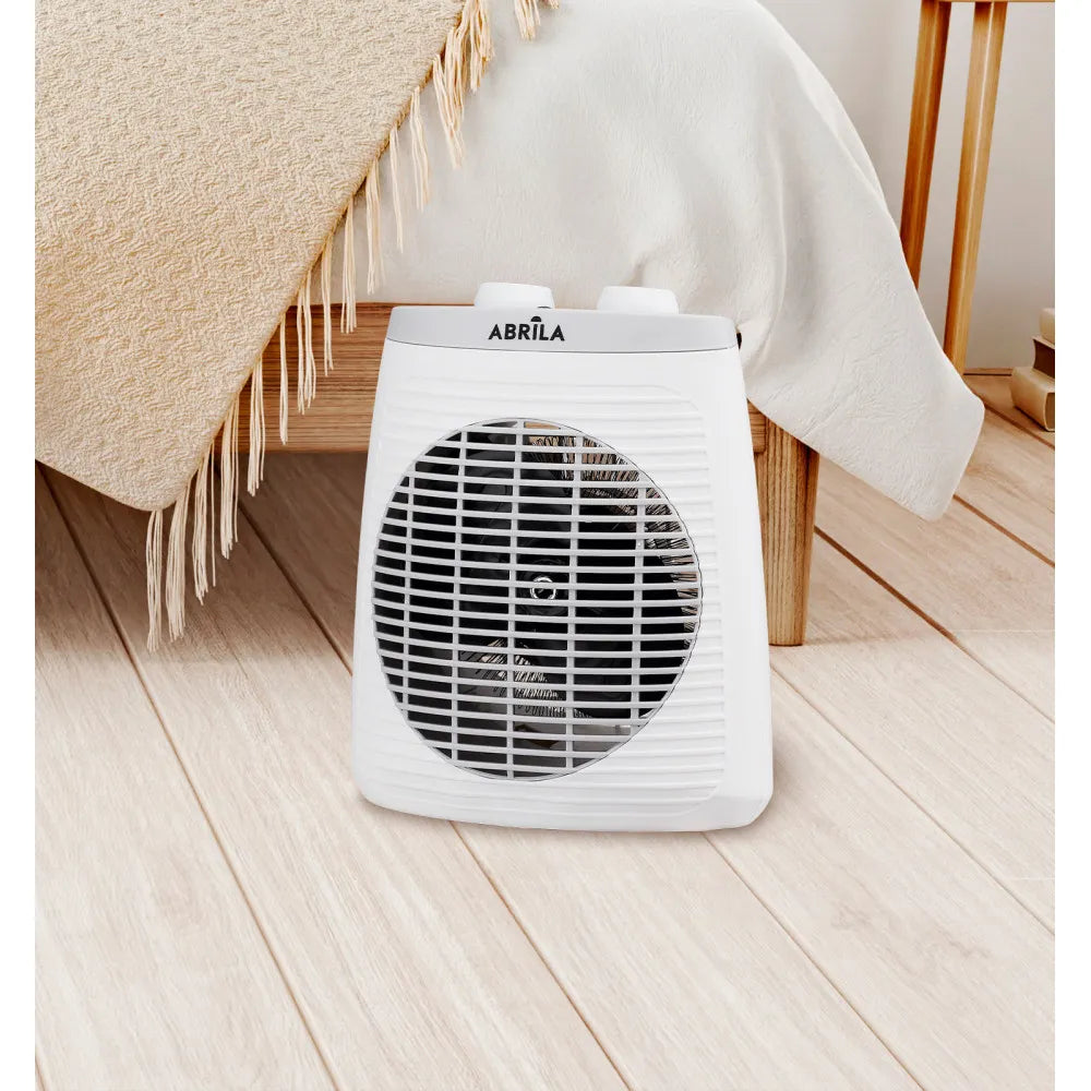 Calefactor termoventilador Candil 2000 W (27,5x21,6x13,8 cm) de FABRILAMP en color blanco – vista de detalle