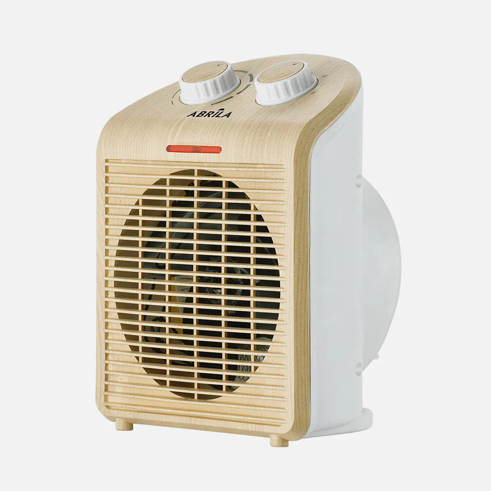 Calefactor termoventilador Ferry 2000 W de FABRILAMP en color blanco/haya