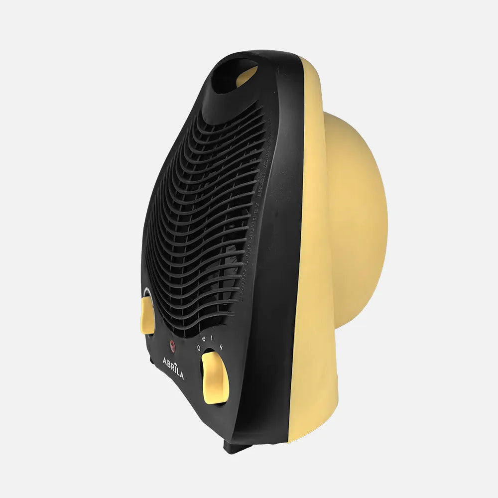 Calefactor termoventilador Lubian 2000 W de FABRILAMP en color amarillo/negro – vista de detalle