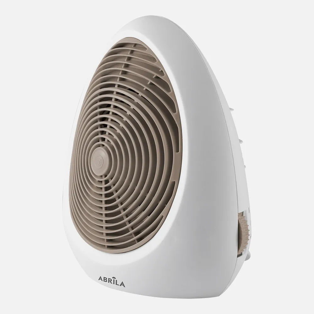 Calefactor termoventilador Perugia 2000 W de FABRILAMP en color blanco/beige