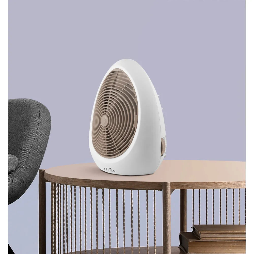 Calefactor termoventilador Perugia 2000 W de FABRILAMP en color blanco/beige – vista de detalle