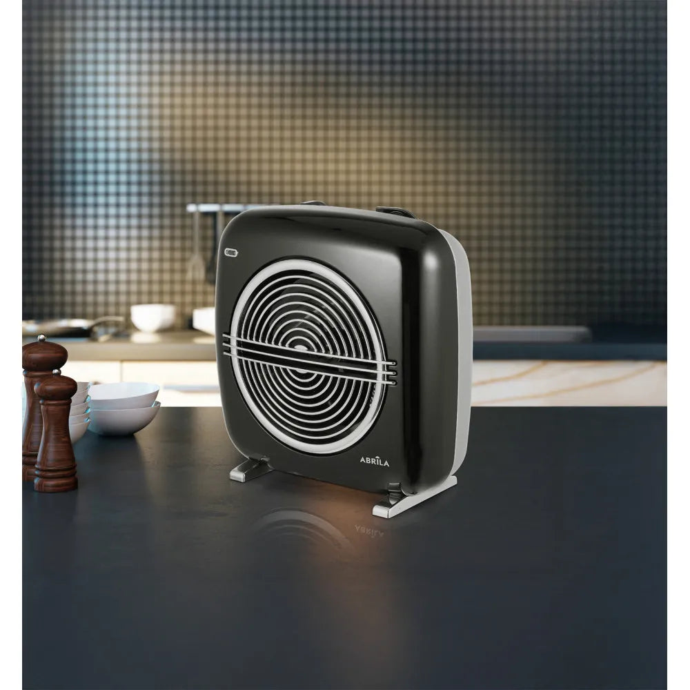 Calefactor termoventilador Vicenza 2000 W de FABRILAMP en color negro/gris – vista de detalle