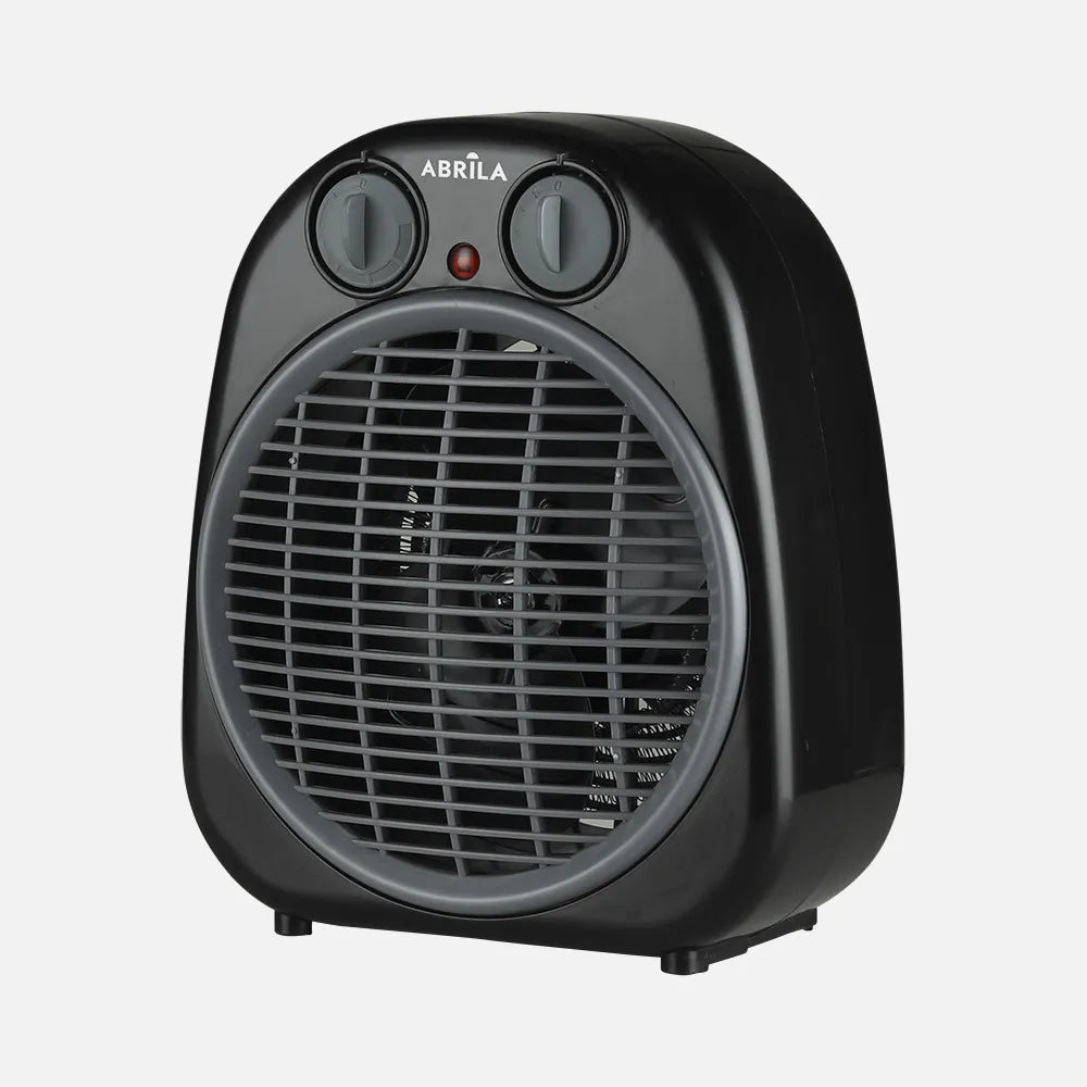 Calefactor termoventilador Fogata 2000 W de FABRILAMP en color negro/gris