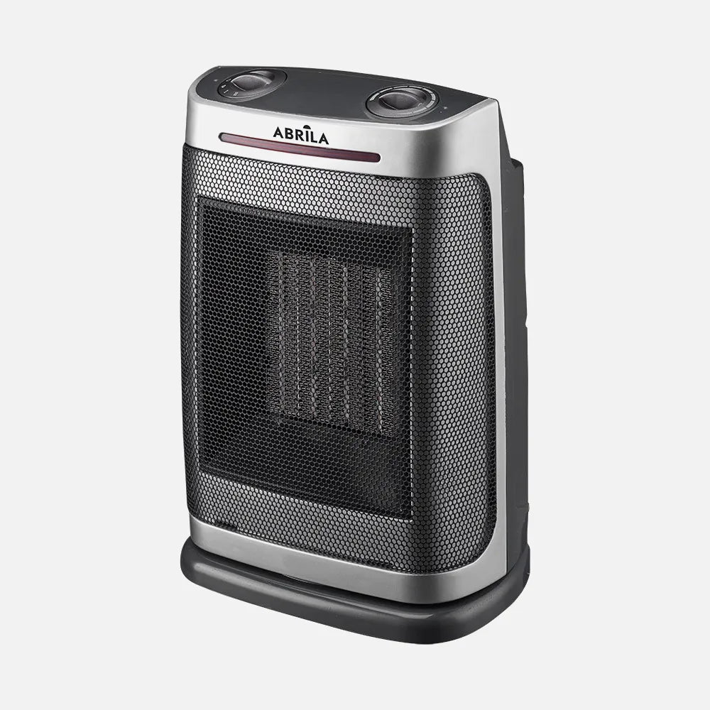 Calefactor cerámico Fogon 1500 W de FABRILAMP en color plata