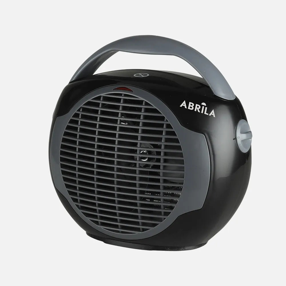 Calefactor termoventilador Llama 2000 W de FABRILAMP en color negro/gris