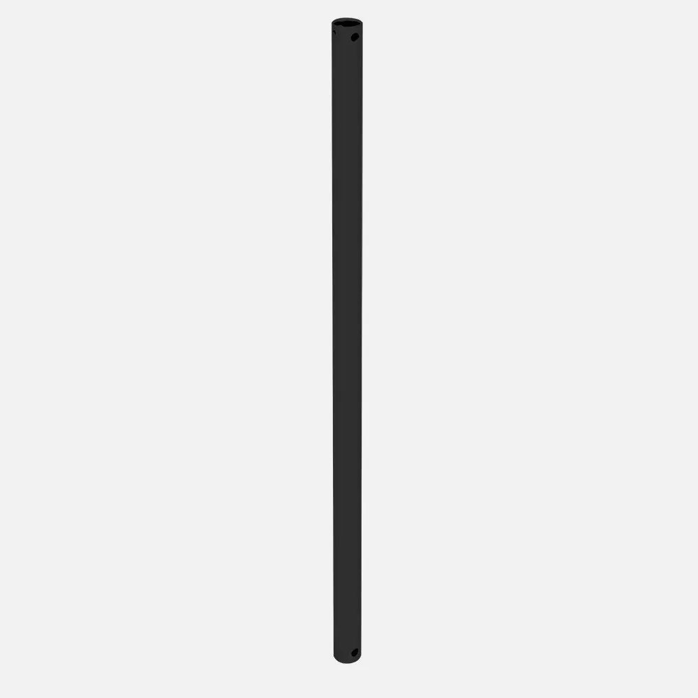 Tija de extensión para ventilador de techo 50 cm (Ø 2,6 cm) de FABRILAMP en color negro
