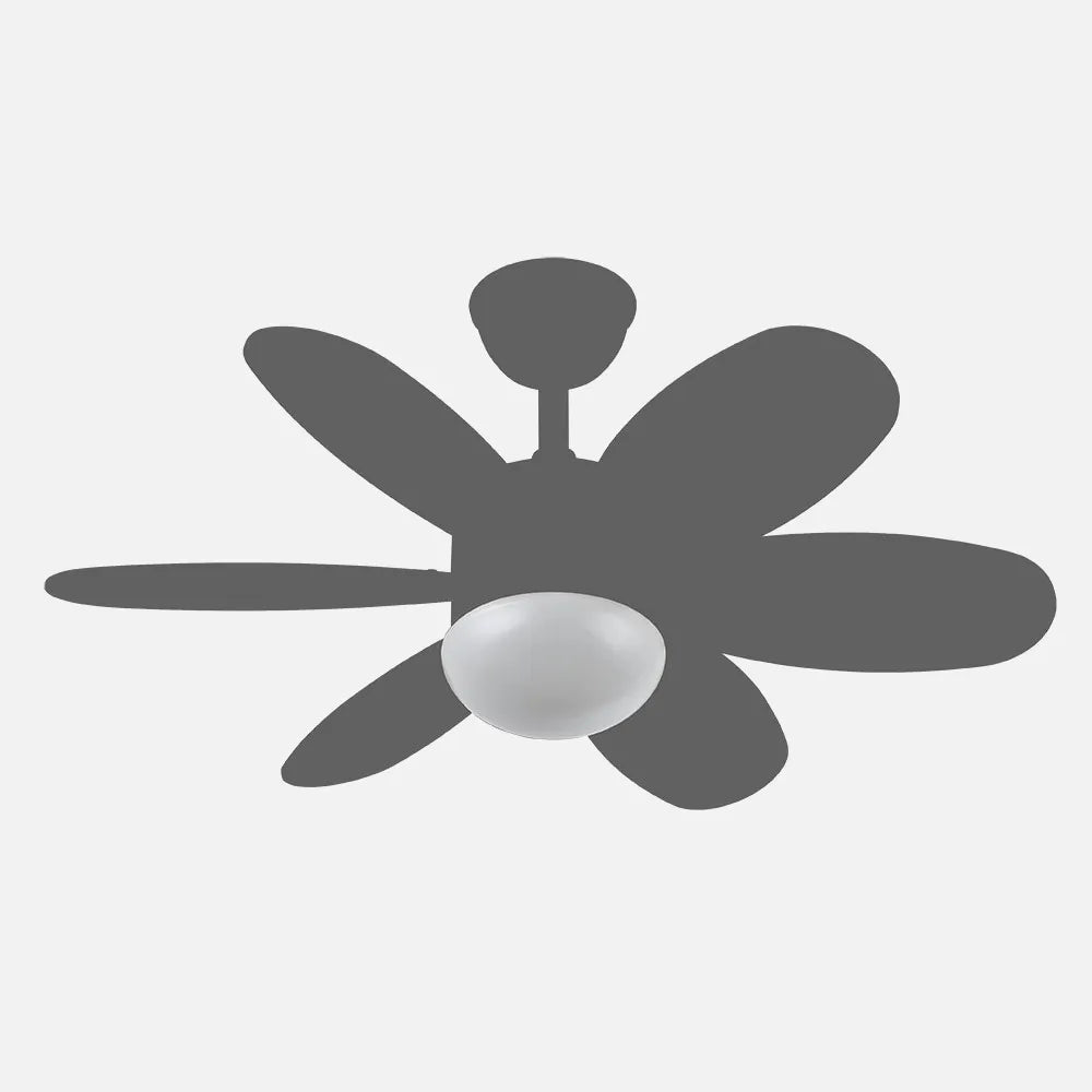 Tulipa para ventilador de techo Alves y Sofía de FABRILAMP – vista de detalle