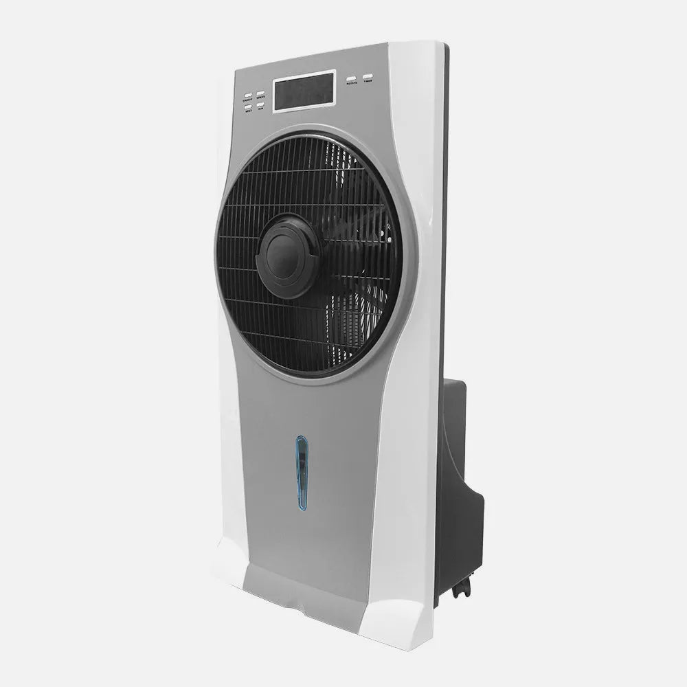 Ventilador nebulizador de pie Efeso 90 W de FABRILAMP en color blanco/gris/negro