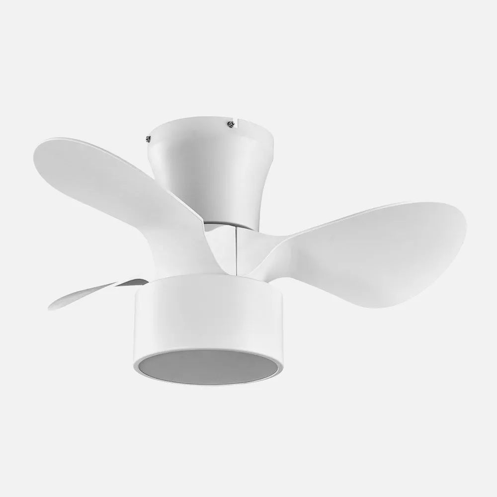 Ventilador de techo DC Kos 60 cm con luz LED de FABRILAMP en color blanco