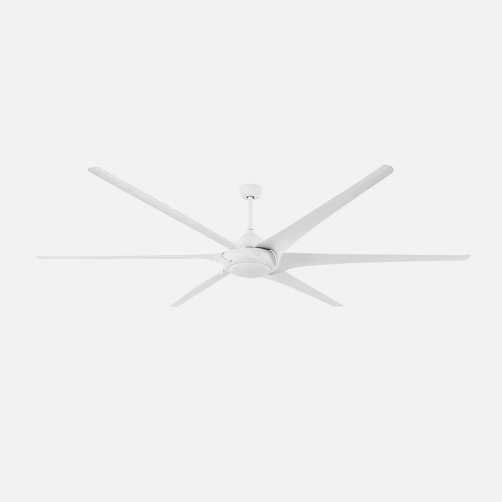 Ventilador de techo DC Moncayo 254 cm con luz LED de FABRILAMP en color blanco