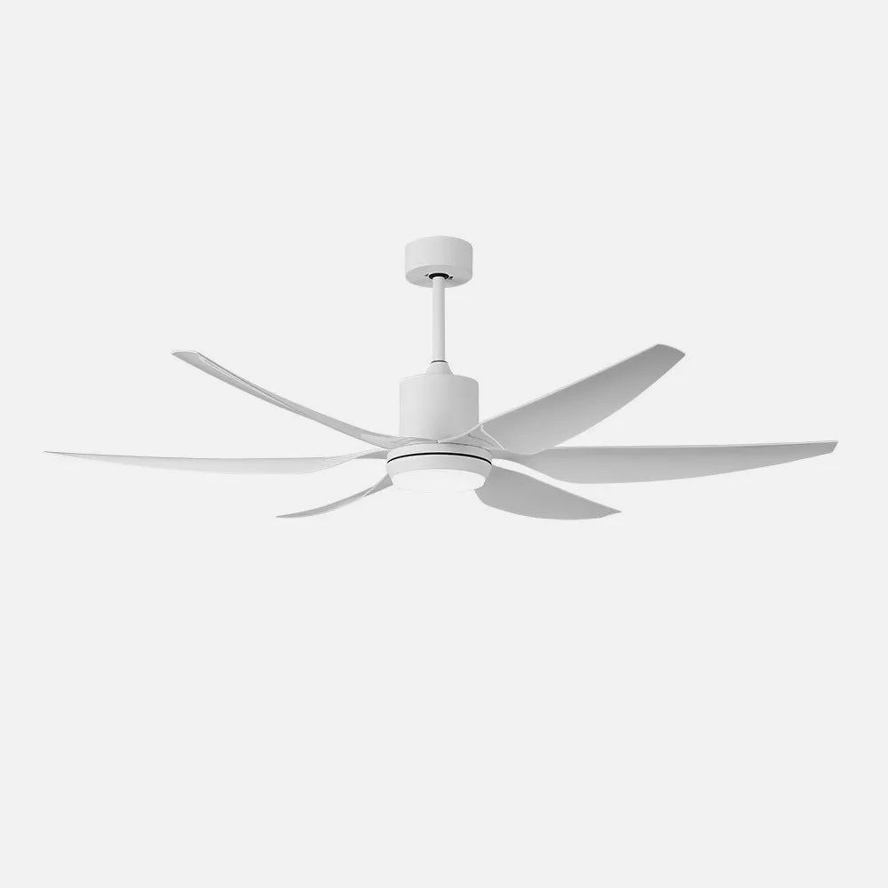 Ventilador de techo DC Otto 167 cm con luz LED de FABRILAMP en color blanco