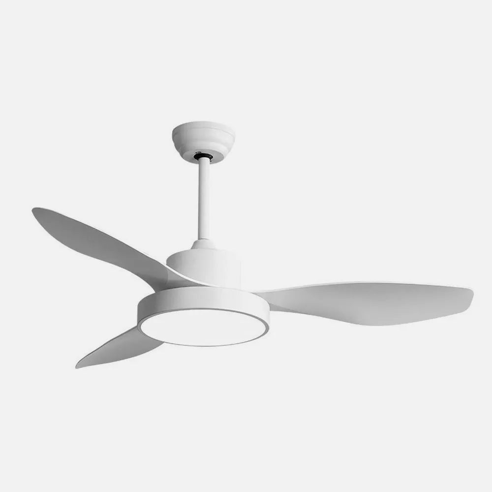 Ventilador de techo DC Hayate 97 cm con luz LED de FABRILAMP en color blanco