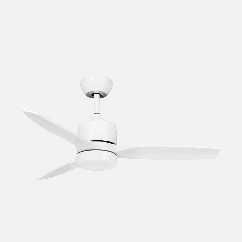 Ventilador de techo DC Montiel 106 cm con luz LED de FABRILAMP en color blanco