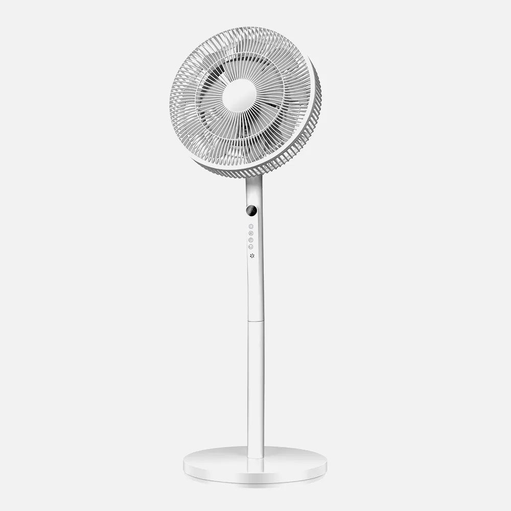 Ventilador de pie Azor 60 W de FABRILAMP en color blanco – vista de detalle