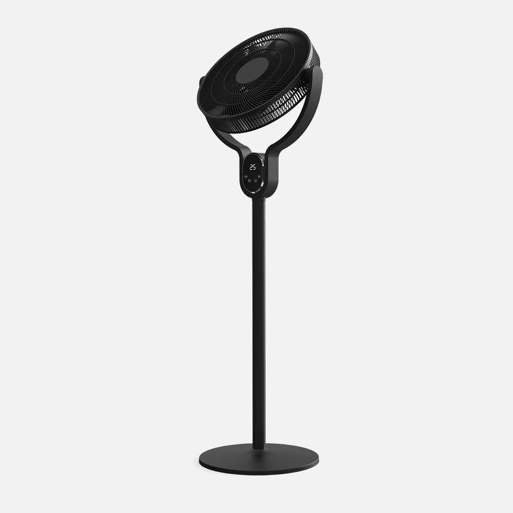 Ventilador de pie Cadalso 25 W de FABRILAMP en color negro – vista de detalle