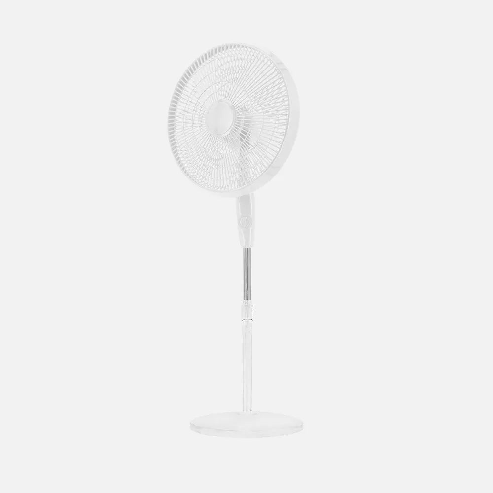 Ventilador de pie Escudero 45 W de FABRILAMP en color blanco