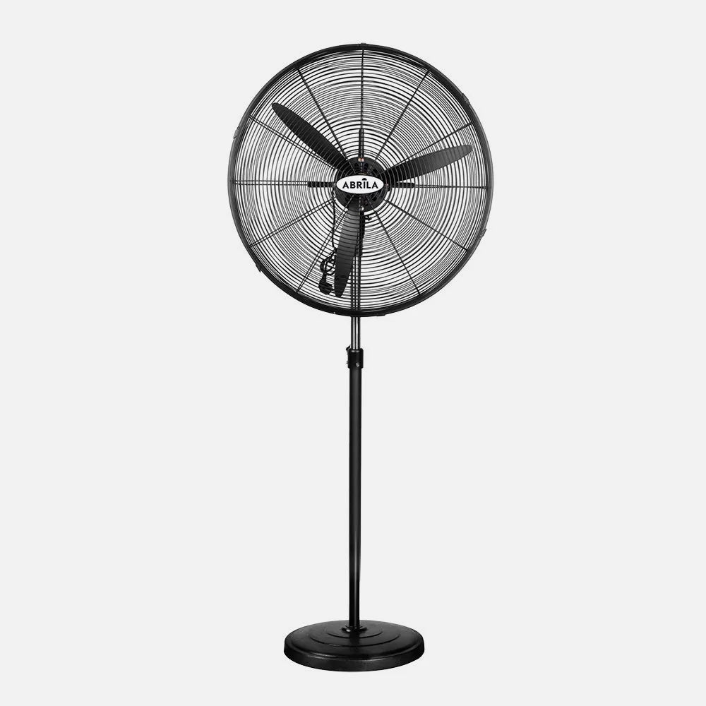 Ventilador industrial de pie Tormenta 240 W de FABRILAMP en color negro