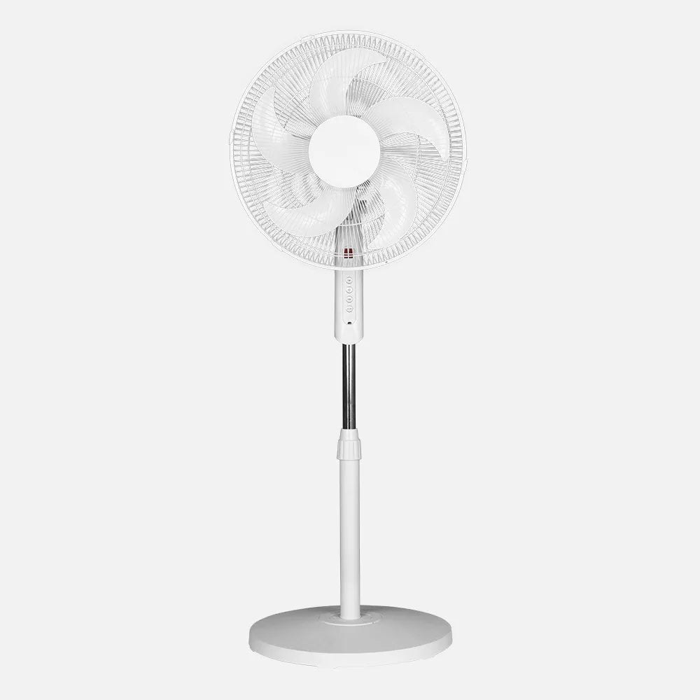 Ventilador de pie Liberty 45 W de FABRILAMP en color blanco